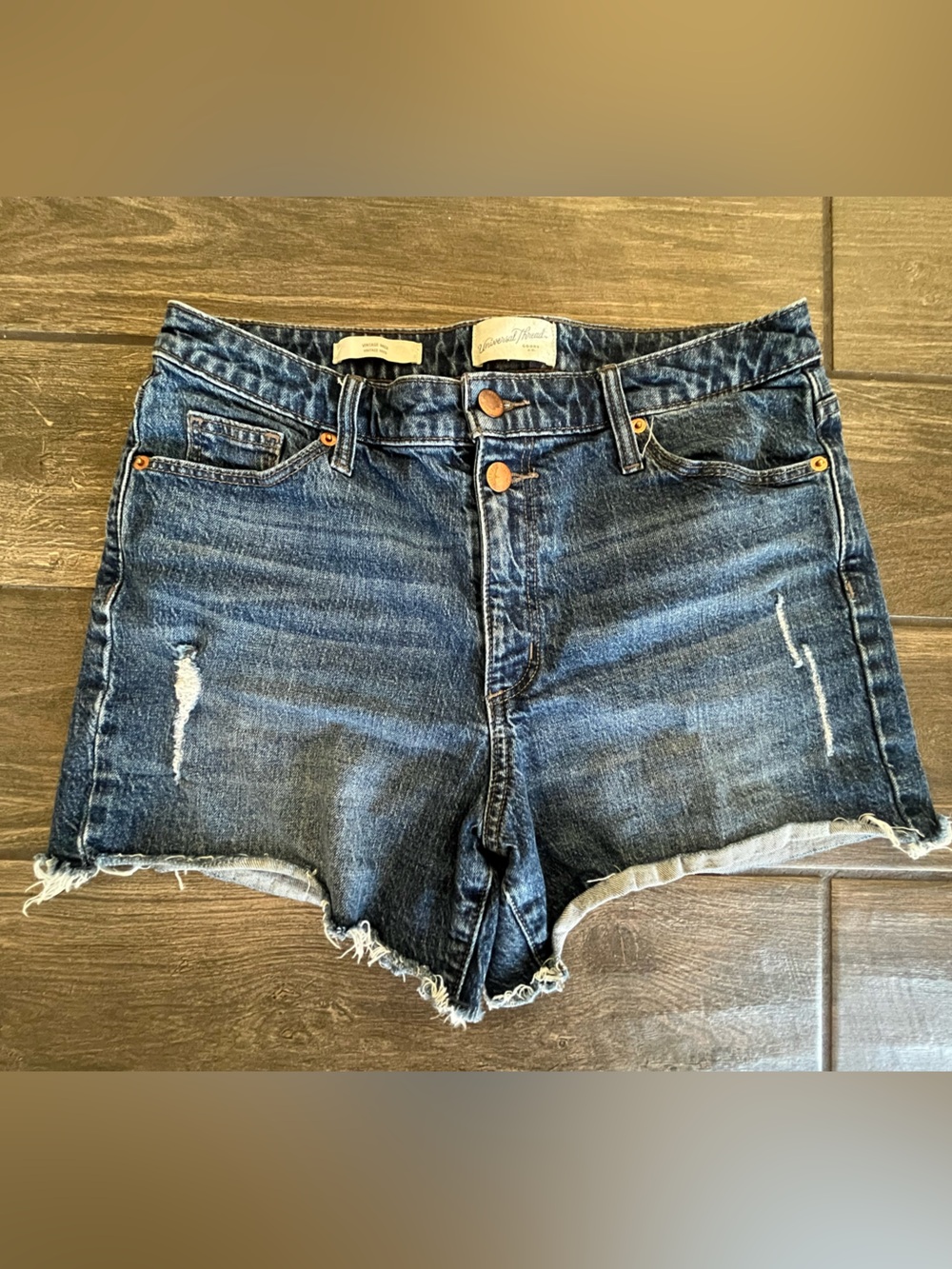 UNIVERSAL THREAD Dark Denim Cutoff Shorts, 8/29